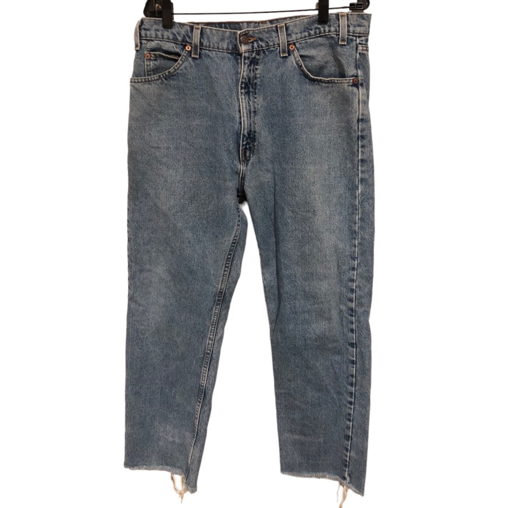 VTG 1997 Orange Tab Levis Jeans - 505 - 36x30 - Raw Hem